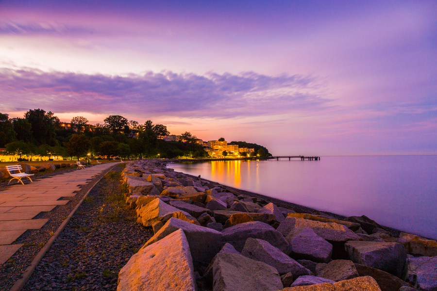 Blick auf Seebrücke Sassnitz