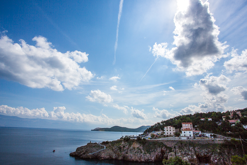 #1 Blick in südlicher Richtung von Vrbnik